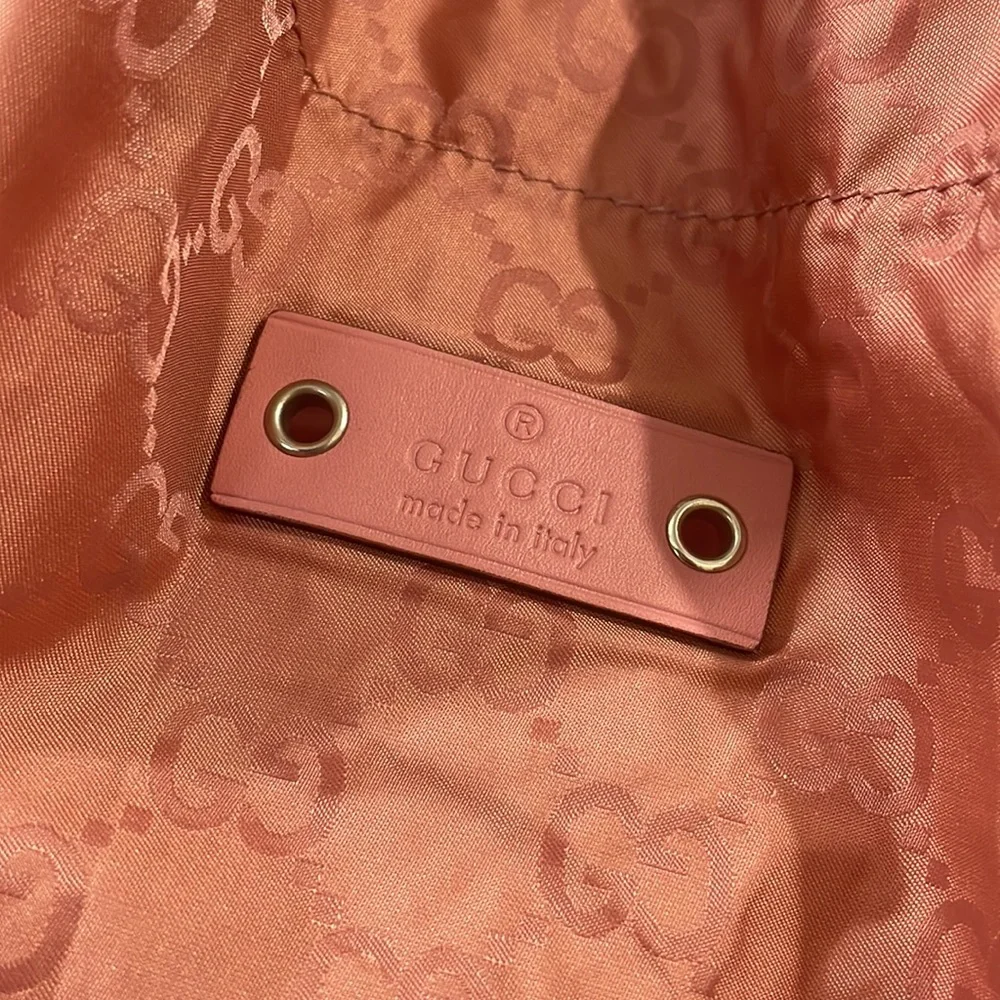 Sold‼️‼️GUCCI
Nylon Monogram Teddy Bear Folding Tote Pink💓 - Picture 14 of 17